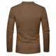 thumbnail image 3 of pstuiky hombres de manga larga, Blusa informal de manga larga con cuello redondo y cremallera para hombre, de invierno, a la moda tops de invierno para hombre xxl, 3 of 5