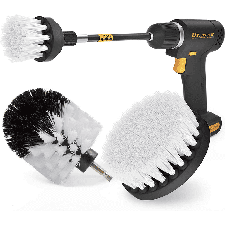 Holikme 4Pack Drill Brush Power Scrubber Cleaning Brush Extended