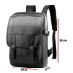 thumbnail image 5 of Mochila de piel vegana Boclier para hombre y mujer Sintética Negro MPSN1951-02, 5 of 7