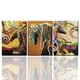 thumbnail image 2 of Pal óleo cuadro de arte de pared lienzo impresión abstracta decoraciones para el hogar sin marco, xyt5996, 30x45cm 3 Piezas Inevent HA003866-03, 2 of 6