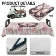 thumbnail image 6 of Yuyamidu Pink Butterfly Golf Cart Seat Covers Winter Warm Golf Cart Seat Towel Blanket Fits in Club Car Other 2-Seat Golf Carts Decoration, 6 of 8