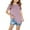 Pink, variant on Nskgu Girl's Striped Short Sleeve T Shirts Crewneck Loose Fit Tunic Tops Summer Casual Cute Tee Shirts Blouses for 3-12 Years under $10