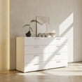thumbnail image 3 of Ktaxon Bedroom Dresser with 8 Drawers, Wooden Double Dresser for Entryway, Wide Storage Cabinet for Living Room, White, 3 of 6