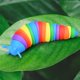 thumbnail image 5 of Labymos Fidget Slug, 3D impreso articulado Sticky, 5 of 6