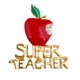 thumbnail image 2 of Broche de Navidad Rojo Regalo para Profesores 1PC, 2 of 7