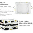 thumbnail image 3 of Chamomile Storage Basket, Durable Canvas Organizer With Handles Large Collapsible Storage Bins Boxes for Home Office - 2 Pack Home Decor, 3 of 7