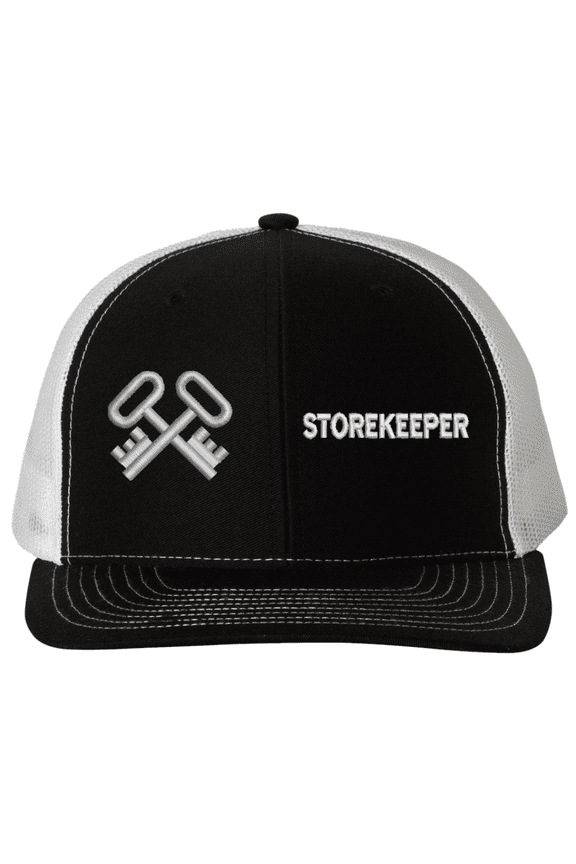 Navy Storekeeper (SK) Rating USA Mesh-Back Cap