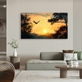 thumbnail image 3 of Mountain Wall Art Eagle Wall Art Mountain Wall Decor Mountain Eagle Mountain Canvas Wall Art Painting For Livingroom Decor Office Bedroom Decoration, 3 of 7