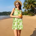 thumbnail image 3 of Disketp Avocado And Toast para Vestido sin Mangas para Mujeres, Vestidos de Verano para Mujeres, Casual y Holgado para la Playa, 3 of 7