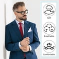 thumbnail image 1 of FONDOTIN 1Pack Mens Cotton Handkerchief Classic Sweat Absorbent White, 1 of 7