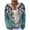 12#Blue, variant on Heisall Women's Cardigans 2025 Autumn Winter Ethnic Jacquard Knit Sweater Button Front Loose Casual Fashion Tops