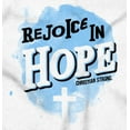 thumbnail image 2 of Rejoice in Hope Christian Faith Hoodie Sweatshirt Women Brisco Brands S, 2 of 6