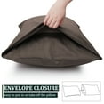 thumbnail image 5 of REGALWOVEN Pillowcases Set of 2, Super Soft Cotton Bed Pillow Covers with Envelope Closure Coffee Standard, 5 of 8