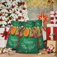 thumbnail image 6 of Pofeuu Merry Christmas 2025 Print Burlap Bags with Drawstrings Drawstring Gift Bags Pouch Bag for Thankgiving Birthday Party Gift Wrapping Treats and Party Favors-Small, 6 of 9