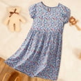 thumbnail image 2 of KPOPLK Toddler Girl Summer Dress Outfits Cute Embroidered Sundress Dresses Clothes for Girls 18 24 Months 3T 4T 5T 6T(7-8 Years,Light Pink), 2 of 8