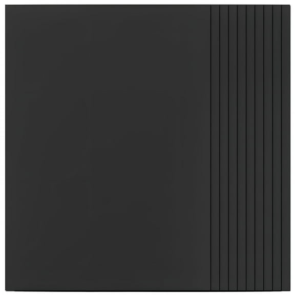 CCOCC Black Cardboard Tool Cardstock Paper DIY Material for Craft 20 Sheets