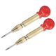 thumbnail image 1 of Uxcell 2-Pack Punzón Automático, 5.2" Punzón de Clavo de Resorte de HSS con Tapa de Almohadilla para la Palma para Placa de Acero/Tablero de Madera/Vidrio [Tono Dorado], 1 of 1