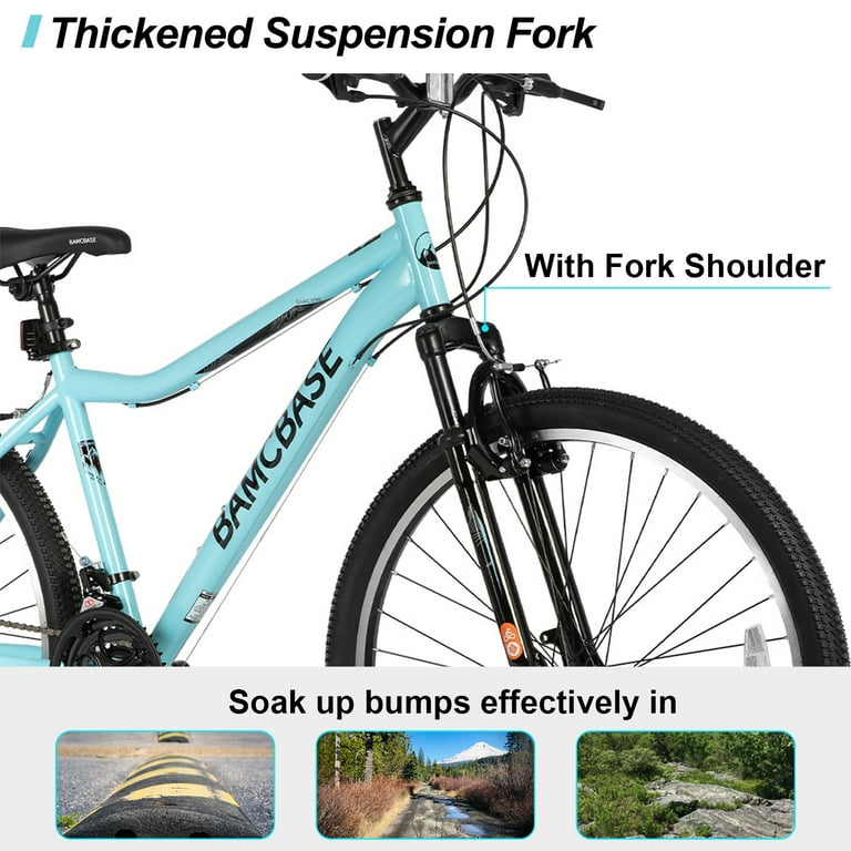 Hiland Women 26 Inch Mountain Bike, Mens and Womens Bicycle with