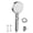 with Holder & Hose, variant on LSLJS Filtered Shower Head, High Pressure Handheld Shower Head with Pause Function 5 Spray Modes Shower Massager with Filters for Hard Water Detachable Anti-clog Nozzle Showerhead with Power Wash Mode