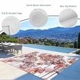 thumbnail image 3 of Outdoor Rug 3x5 ft Red Dandelion Outdoor Large Area Rug Non Slip Rubber Spring Bloom Flowers Front Door Mat RV Rug Camping Carpet Patio Outdoor Rugs for Backyard Balcony Deck Porch Indoor, 3 of 9