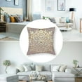 thumbnail image 5 of Pink Christmas Throw Pillow Covers Gold Xmas Decor Silver Golden Decorative Tree Snowflakes Reindeer Cushion Cases Tree Bronzing Home for Couch Sofa Bedroom, 5 of 7