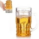 thumbnail image 1 of Artículos de cocina, vasos, vasos de cerveza falsos, jarras de cerveza divertidas de doble capa de 200 ml, jarras de cerveza falsas dobles con entrepiso, jarra de cerveza divertida con asas, copa de v, 1 of 9
