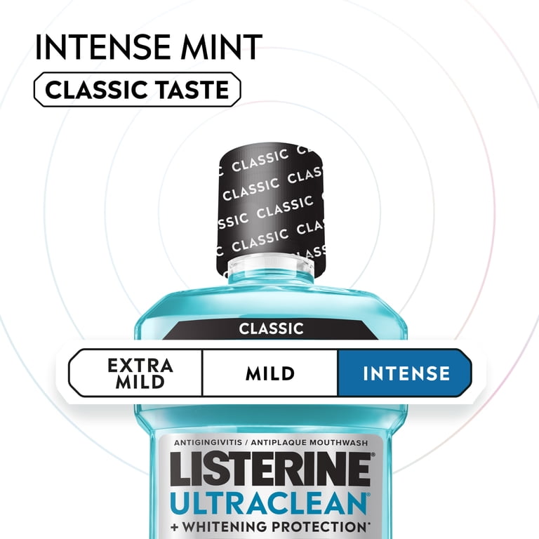 Listerine Ultraclean Intense Antiseptic Mouthwash, 2 x 1L photo 2