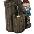 thumbnail image 7 of Sunnydaze Resting Gnome Polyresin Outdoor Water Fountain with Lights, 7 of 7