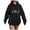 Black_6, variant on Godom Hoodies for Women Fleece Hooded Sweatshirts Oversized Pullover Long Sleeve Ladies Tops with Pocket