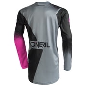 Oneal 2022 Womens Element Racewear Jersey - Black/Grey/Pink - X-Large