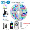 thumbnail image 1 of Tira de luces LED con Bluetooth, cinta luminosa Flexible de diodo RGB, 5M-15M, 5050, 220V, para casa, habitación, cocina, decorativa, 1 of 4