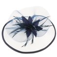 thumbnail image 2 of Sombreros de de Cóctel Fascinator de Plumas Nupciale Mujer Tocados Diademas - , 3 BLESIY fascinators hat women, 2 of 8