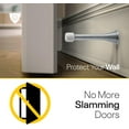 thumbnail image 2 of FacoFaco Pack of 4 Spring Door Stoppers with Rubber Tip，3-1/4" Door Stoppers for Home, Offices, Schools (Silvery Grey), 2 of 14