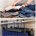 thumbnail image 6 of 20 Pack Pants Hangers with Adjustable Clips, 12 Inch Plastic Skirt Hangers, Stainless Steel Hooks, Non Slip Clips for Pants, Jeans, Shorts - Rust Resistant Closet Organizers, 6 of 7