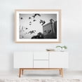 thumbnail image 5 of Flock of Pigeons in Flight, Flushing, Queens - Queens New York Photography Oak Framed Wall Art Print 16 x 24 inches, 5 of 6
