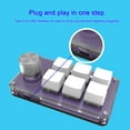 thumbnail image 6 of PPgejGEK Custom Small Keyboard Custom Small Keyboard Copy Paste Gaming Game Mini Mechanical Keyboard Holiday Deals, 6 of 6