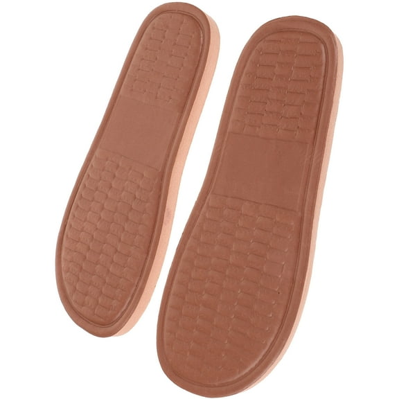 HEALEEP Wear Resistant Slipper Insoles 1 Pair of Foot Pads for High Intensity Activities with Light Brown Color