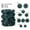 E, variant on Holiday Decoration 35-Pack Flocked Christmas Balls Boutique Decorative Ornaments For Christmas Tree
