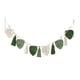 thumbnail image 4 of Adorno de pared con hojas de macramé para colgar en la pared, diseño bohemio Verde, 4 of 8