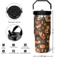 thumbnail image 2 of 30 oz Fox Iceflow Flip Tumbler with lid and Straw,Fox CoffeeTravel Mug Cup Water Botter, Fox Gifts for Fox Lovers Fox Stuff Decor Accessories, 2 of 6