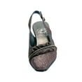 thumbnail image 2 of FLORAL Bloom Women Wide Width Falbala Trim With Rhinestone Slingback Shoes BRONZE 6.5, 2 of 6