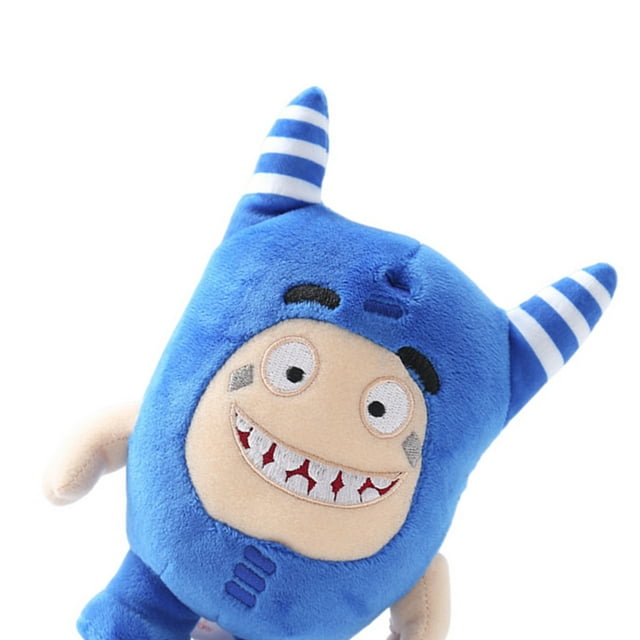 Oddbods juguetes de peluche de 18 cm mini figuritas para niños y niñas (azul)