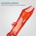 thumbnail image 2 of Miangastore 12 Pcs Soprano Recorder Instruments Transparent Flutes Musical Instruments Early Education Develop Recorders Musical Educational Toys for Kids, 2 of 9