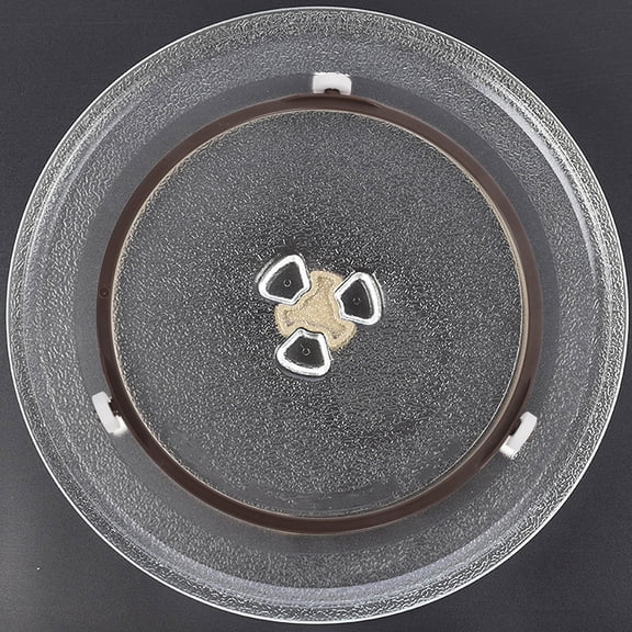 UPOUART Oven Support Wheel Rings Plastic for Microwave Heat Balance 2Pcs