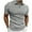 Gray, variant on WREESH Men's Solid Short Sleeve Button-Down Casual T-Shirt with Collar a Stylish Solid Color Shirt for Daily Wear Red