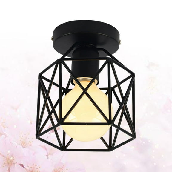 WHAMVOX Living Ceiling Light Modern Ceiling Lamp Cafe Ceiling Light Size 1 Black