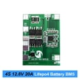 thumbnail image 3 of 4S 12.8V 16.8V 20A 32700 BMS 18650 Li-ion Protection Board For 14.4VScrewdriver 12V Interrupted Power Supply Use ,Well Designed, 3 of 7