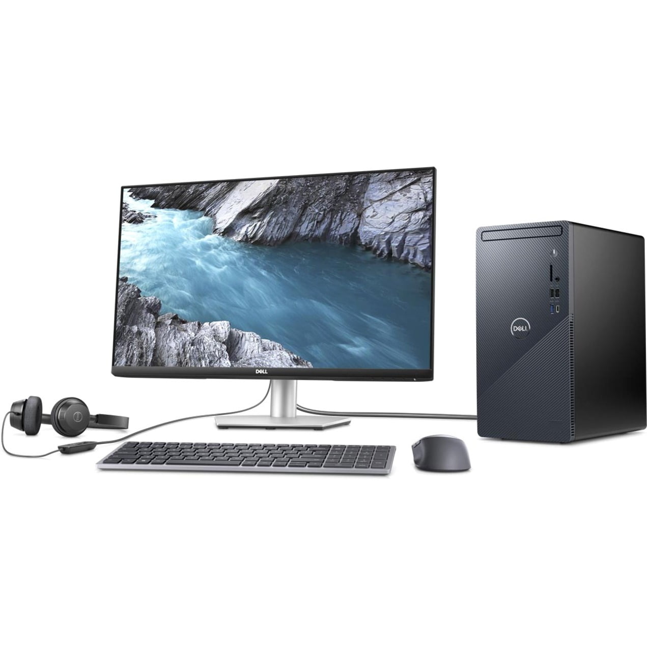 Dell Inspiron Desktop Tower Computer, Intel Core i5 i5-12400, 8GB