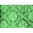 thumbnail image 1 of Ahgly Company Indoor Rectangle Abstract Emerald Green Contemporary Area Rugs, 2' x 5', 1 of 4