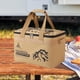 thumbnail image 5 of Bolsa de almacenamiento para acampar, bolsas de lona, ​​equipaje para exteriores, gran capacidad, resistente, bolsa de transporte para acampar, para Caqui, 5 of 8